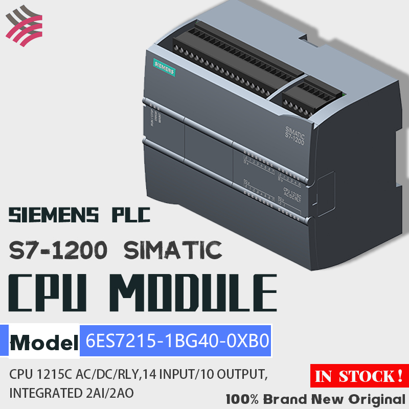 SIEMENS PLC BRAND NEW ORIGINAL 6ES7217-1AG40-0XB0 S7-1200 SIMATIC 1217C CPU MODULE DC/DC/DC,