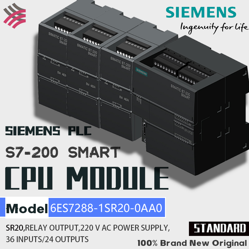 6ES7288-1SR20-0AA1 6ES7288-1ST20-0AA1 SIEMENS BRAND NEW ORIGINAL S7-200 SMART CPU MODULE