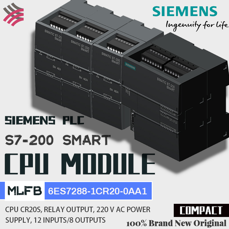 6ES7288-1CR20-0AA1 6ES7288-1CR30-0AA1 SIEMENS BRAND NEW ORIGINAL S7-200 SMART PLC CPU MODULE