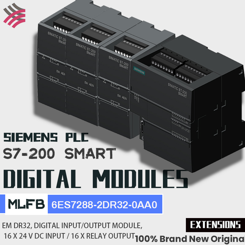 6ES7288-2DE08-0AA0 6ES7288-2DE16-0AA0 SIEMENS BRAND NEW ORIGINAL S7-200 SMART PLC CPU MODULE