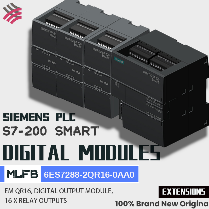 6ES7288-2QR16-0AA0 6ES7288-2QT16-0AA0 SIEMENS BRAND NEW ORIGINAL S7-200 SMART PLC CPU MODULE