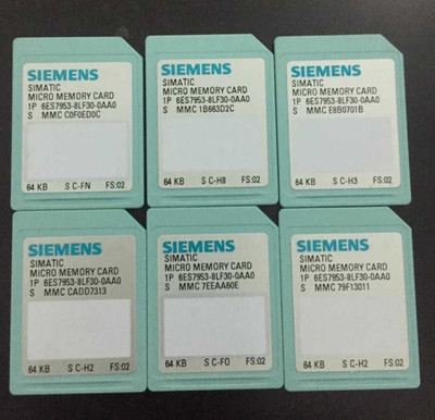 6ES7953-8LF31-0AA0 6ES7953-8LG31-0AA0 SIEMENS SIMATIC  BRAND NEW ORIGINAL S7-300 PLC MMC Cards